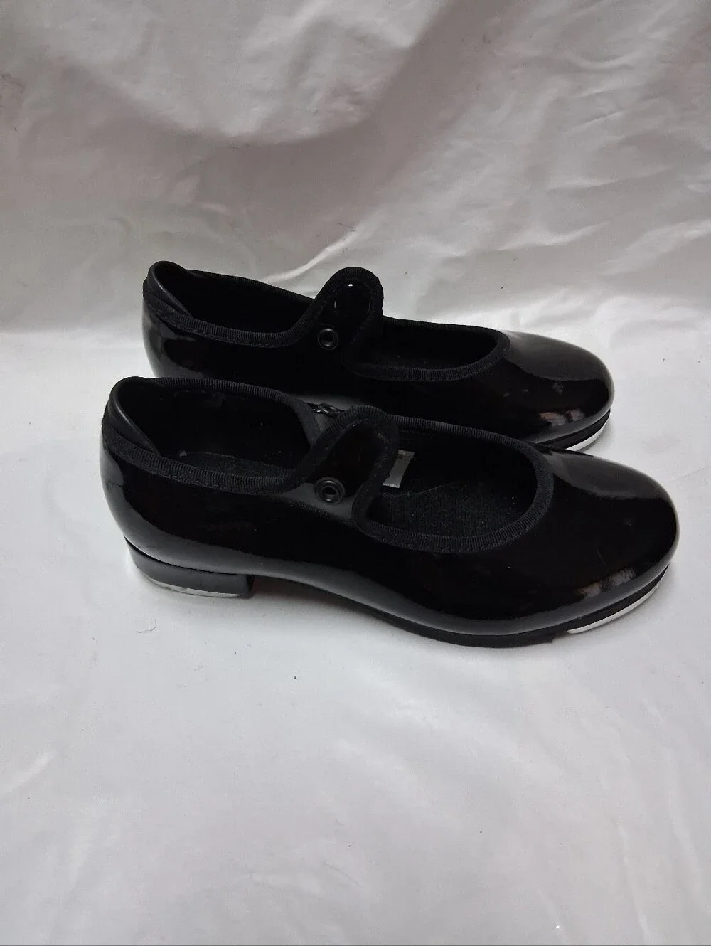 Bolch Black Size 10W  Childs Tap/Dance  Shoes Preowned